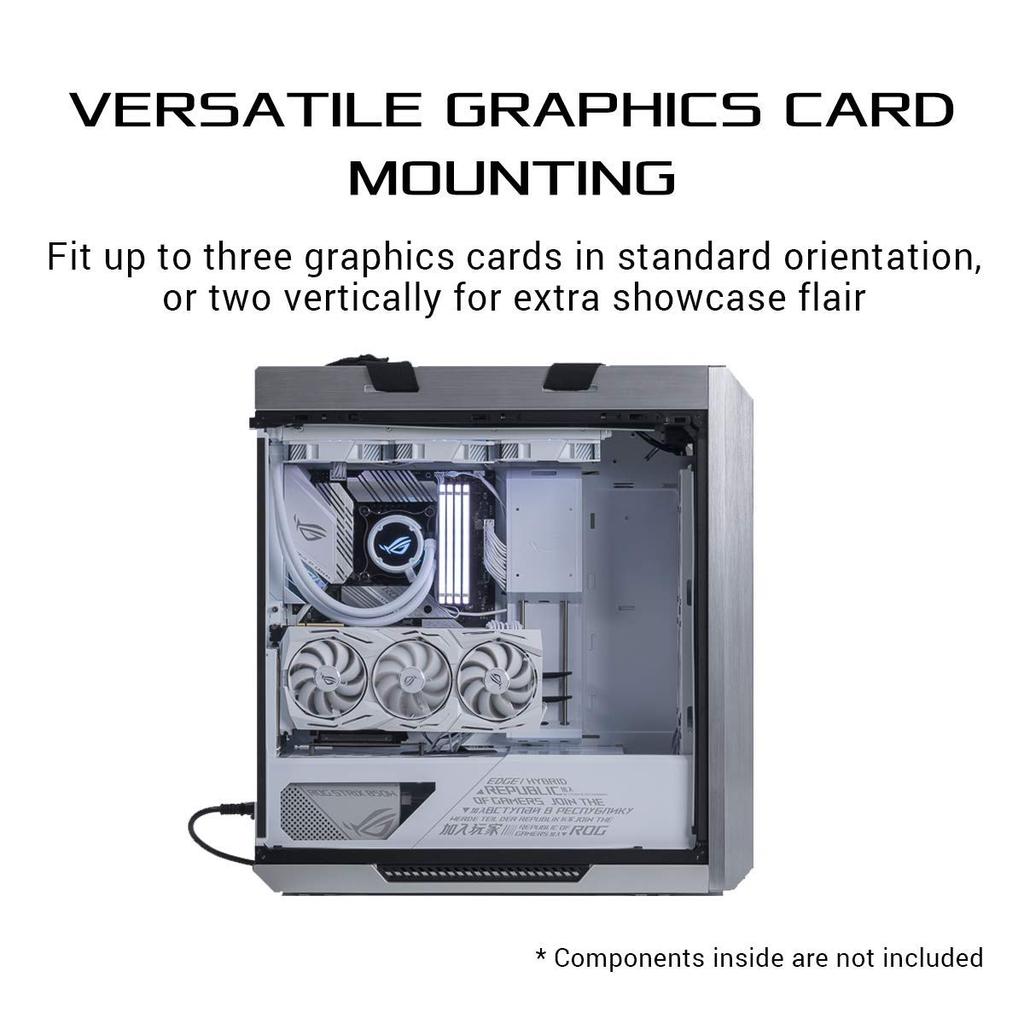 ASUS средний корпус из закаленного стекла ROG STRIX HELIOS CASE GX601 WHITE ATX EATX отечественный авторизованный дистрибьютор продукт / / /