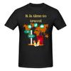 Piece Time To Travel Funny Graphic  Cotton TShirt All I Need is Travel Tops Tees For Unisex