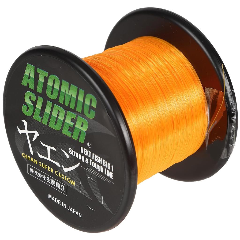 Леска Yaen Atomic Slider, Оранжевая, Нет. 2, 1000 м