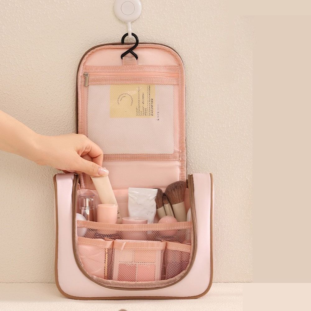 Waterproof Hanging Makeup Bag Large-capacity Toiletry Pouch Cosmetic Organizer Cosmetic Storage