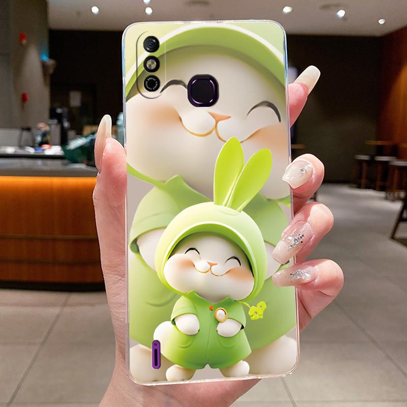 For Infinix Smart 4 Case Transparent Luxury Dragon Cute Cool Boys Girls Soft Bumper For Infinix Smart 4 4c X653 X653C Phone Case