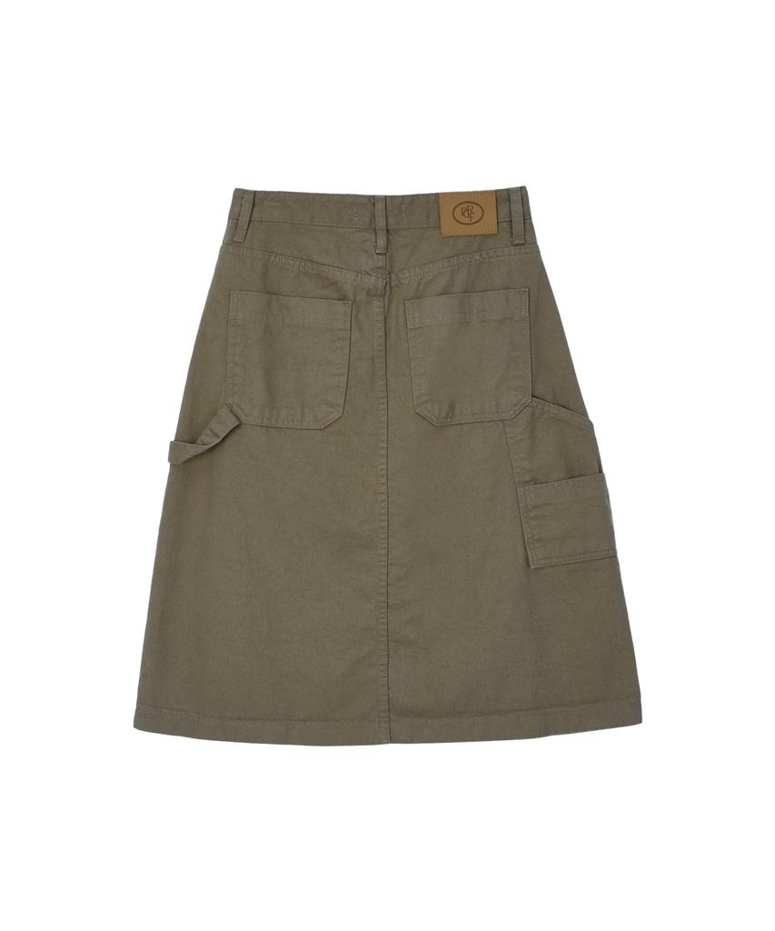 Pandora Fit Carpenter Skirt (Khaki)