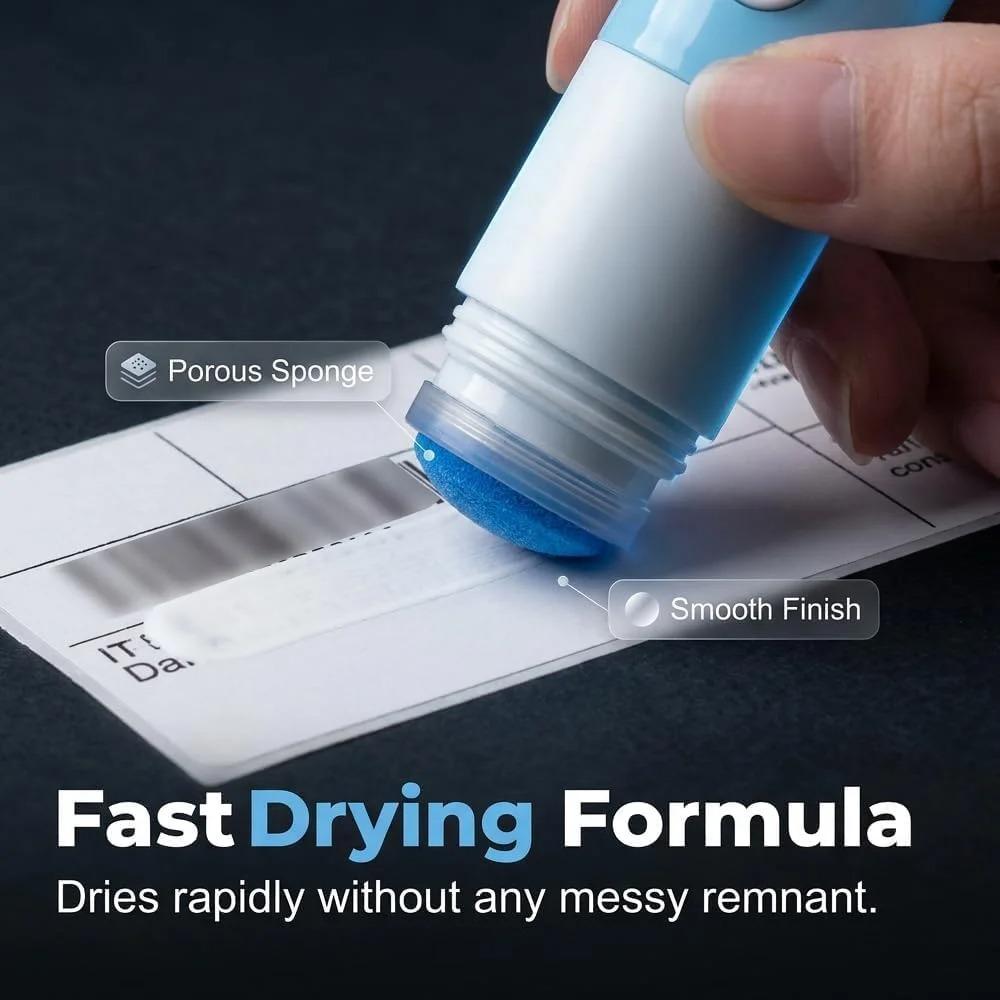 2-in-1 Box Cutter Thermal Paper Eraser, 2026 New Water-Based Thermal Paper Eraser Pen with Unboxing Knife