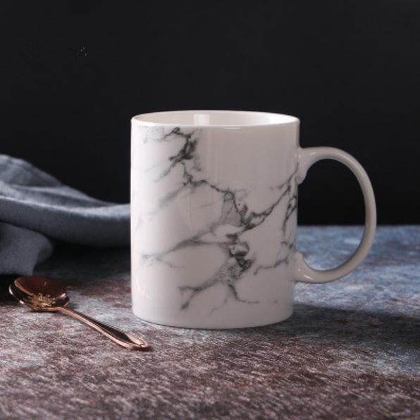 400 Ml Ceramic Marble Mug Coffee Cups Natural Marble Office Gifts Milk Drinking CUPS