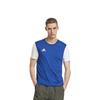adidas Футболки Мужские Синие Белые С Круглым Вырезом Умеренный Прямой Крой DP3231