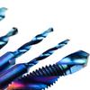 Set of 6 tapping drills M3-M8 in a blue case
