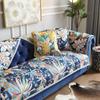 Пасторальный расписанный вручную шенилл диванная подушка ткань Four Seasons противоскользящая универсальная гостиная диван чехол шарф Cross border