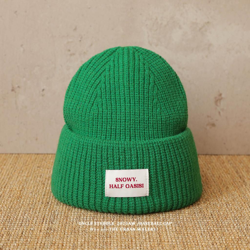 Thickened Warm Hats for Men and Women Korean Style Casual Versatile Ear Protection Woolen Hats Showing Faces for Young Couples Knitted Hats