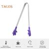 Mini Tongs Serving Tong Stainless Steel Palm Shape Food Tong for Ice Cube Sugar Fruits Salad Barbecue Grilling Buffet Kitchen Cooking