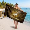 MAN Truck Customized Name Text Beach Towel, Soft Absorbent Towel Beach Pool Travel Personal Gift