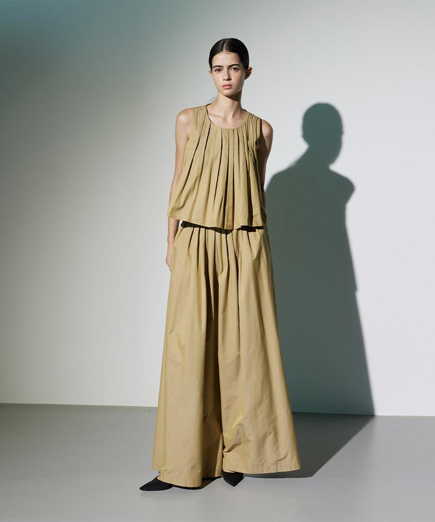 Meuameu Wide Pleated Pants