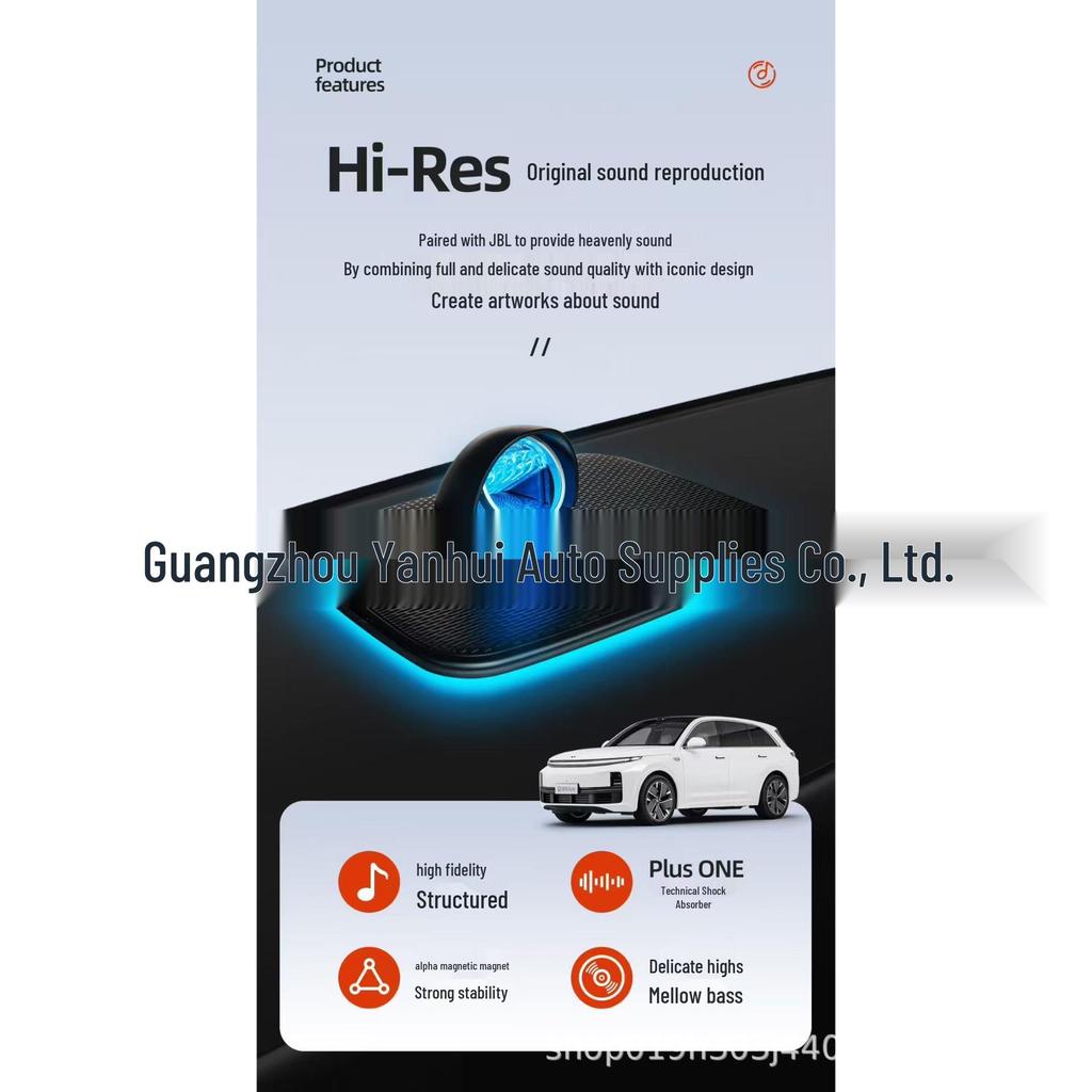 Car Crystal Diffuser & Speaker Light for Ideal L6 L7 L8 L9