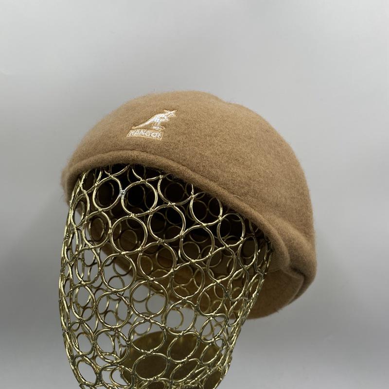 7 цветов Кепка вперед Имитация шерсти Берет-кенгуру Вышитый берет