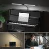 CHICLEW Desk Light LED 24W Stand Light Wide Table Light Stand Light Swing Arm Double Head Table Light 3 Color Lighting Stepless Dimming Architect