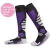 Professional Ski Socks for Men, Women & Kids - Thickened Warm Winter Over-the-Calf Socks for Snowboarding, Skiing, Hiking