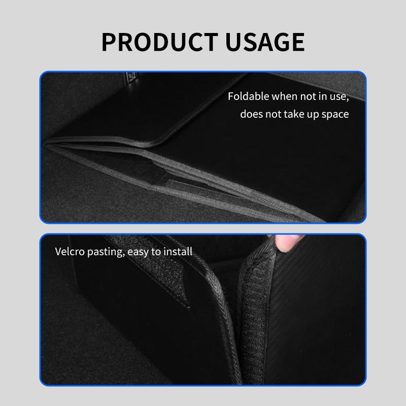AAAYR1 Car Trunk Fold Large Capacity Organizer Bag Storage Leather Tidying Box Accessories For Opel Insignia Astra G J F K Vectra C H