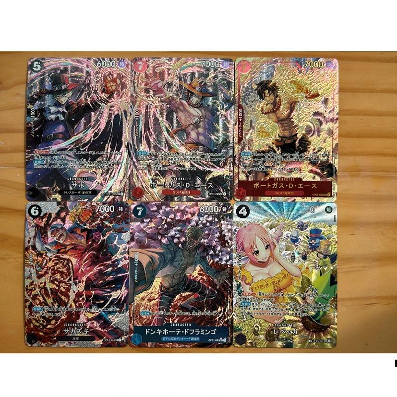 One Piece DIY Обезьяна Ророноа Зоро Д. Луффи Самоконтроль Коллекционирование Подпись Торговая Флэш-карта Аниме Мультфильм Милый Подарок 63*88мм