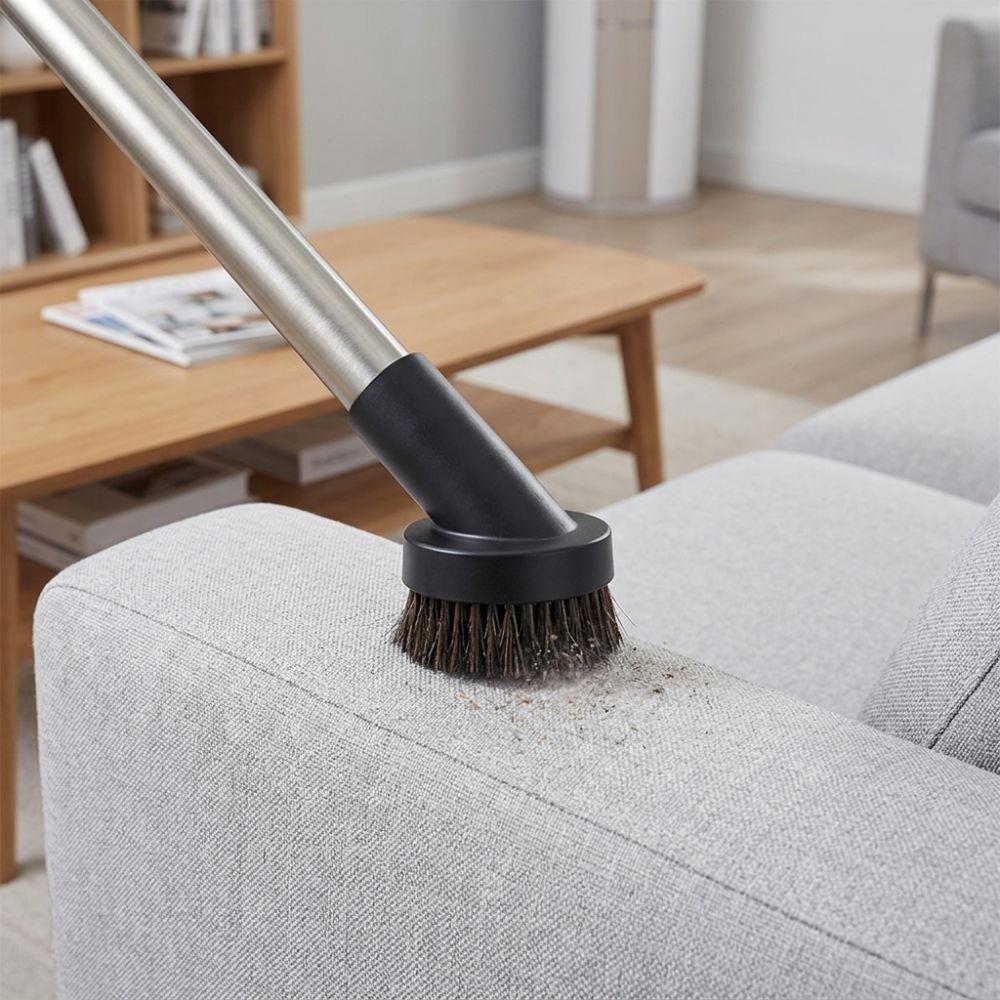 Soft Bristle Vacuum Cleaner Brush 32mm Diameter Round Vacuum Attachment Cleaning Blinds