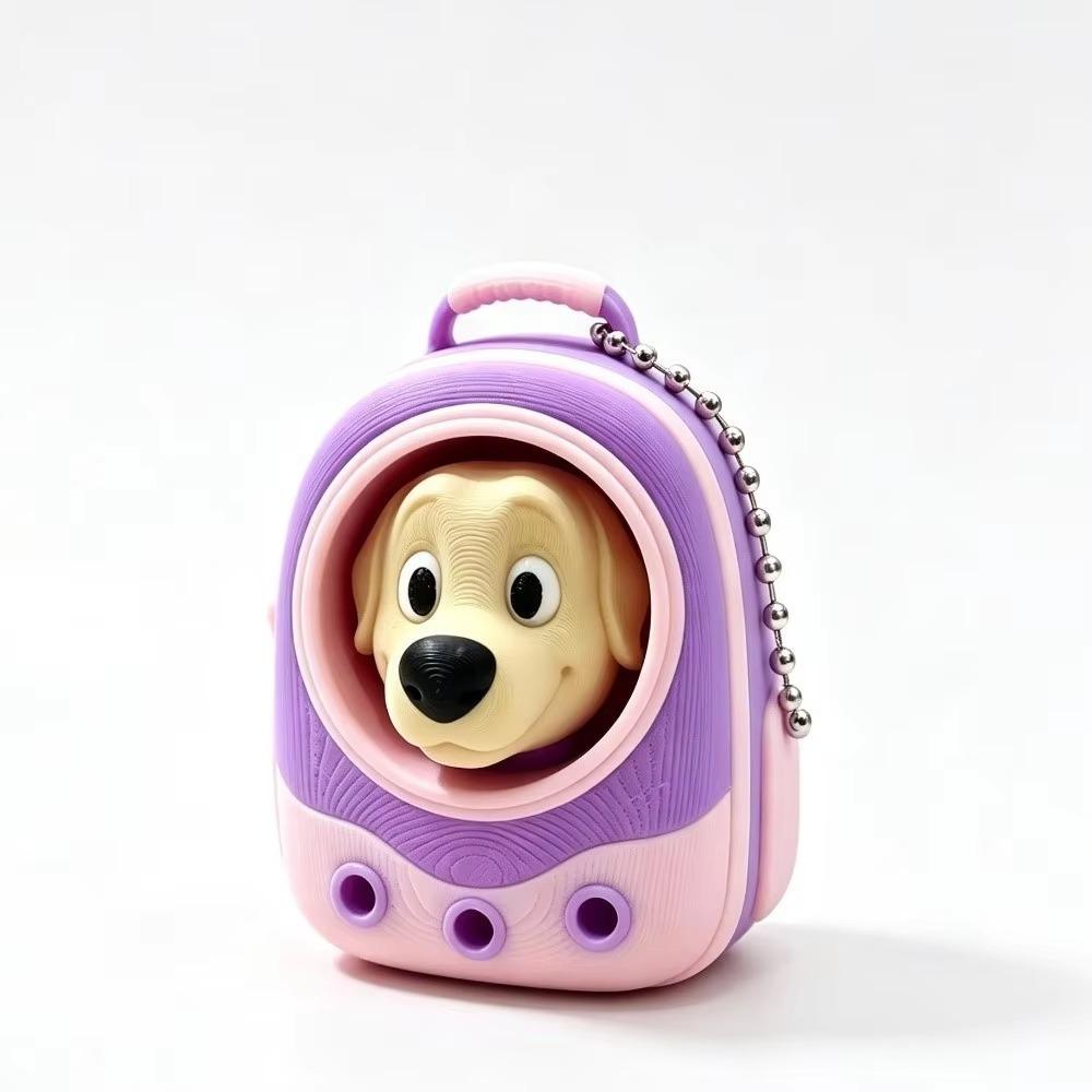 Cute Fidget Keychain 3D Printed Pendant Decoration Mini Pet Backpack Click toy Children