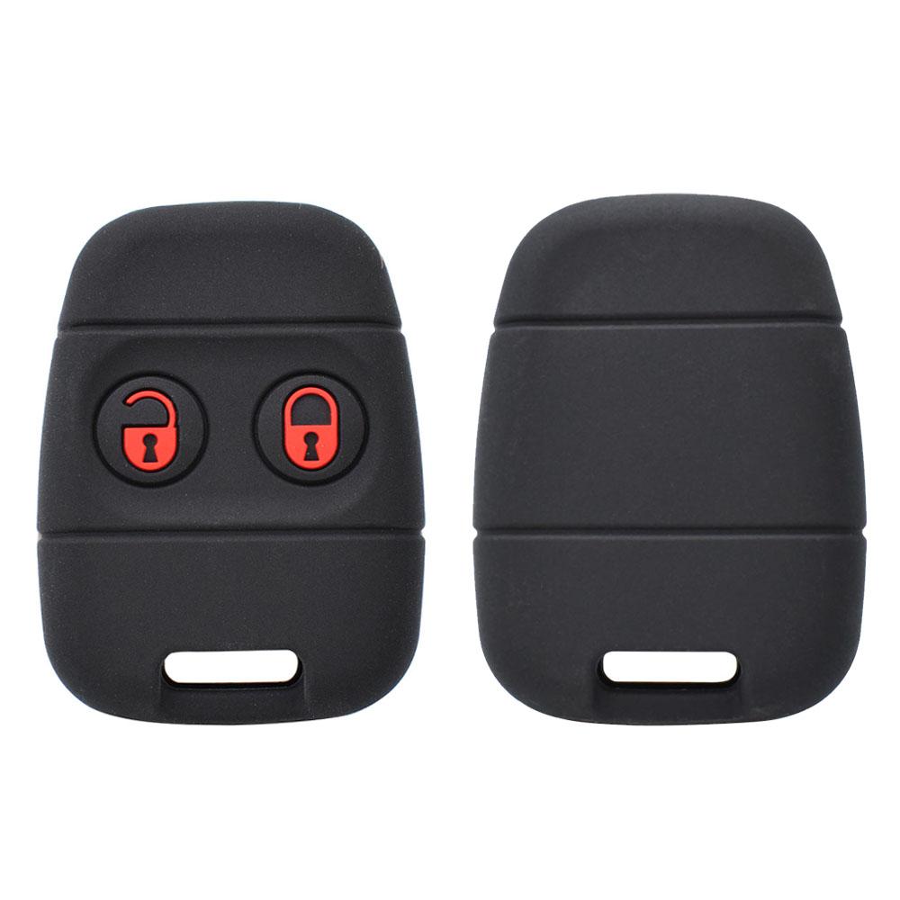 2 Buttons Remote Key Case For Land Rover Defender Freelander Rover 25 45 100 200 400 MG ZS ZR MGF Silicone Key Fob Shell Cover