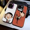 Забавный чехол для телефона Мистер Бин для iPhone 17,16,15,14,13,12,11 Plus,Pro Max,XS,Цветной Серебряный Внутренний Чехол