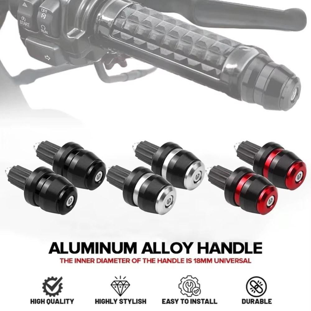 Shock-absorbing Metal Handlebars End Anti-corrosion Handle End Protective Cover  Bike Customization