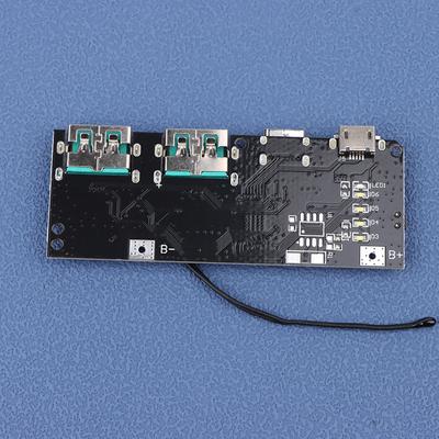 Qc4.0 Qc3.0 Led Dual Usb 5 В 4,5 А 22,5 Вт Micro/Type-C Usb Мобильный внешний аккумулятор 18650 Модуль зарядки Защита от температуры