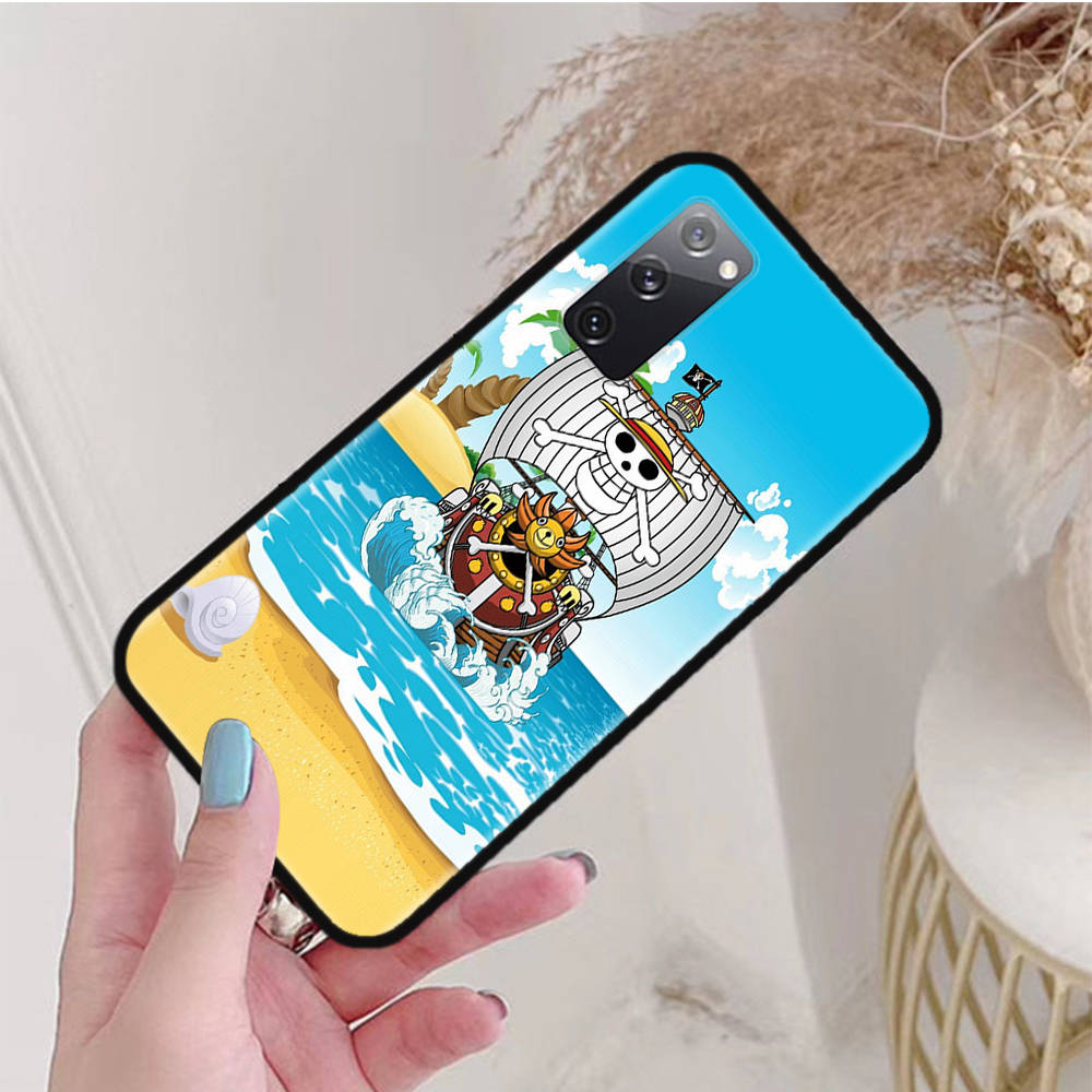 Черный чехол для Xiaomi Poco X6 X4 M5 M6 F5 F6 C65 C55 C50 C51 C40 Pro Redmi 14C A3X 13C 12C 11T 10A 9C Note 7 6 8A Plus W-77 One Piece Anime