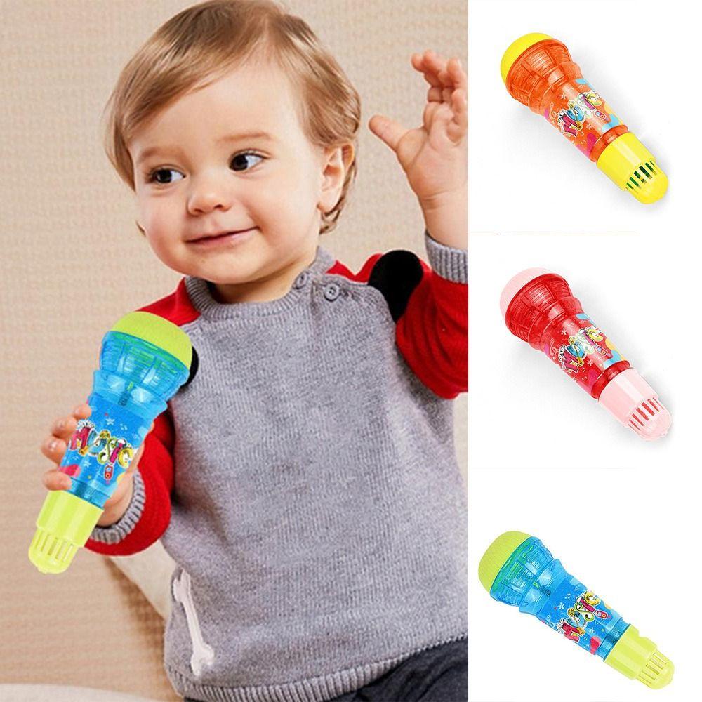 Multicolor Music Instrument Toys Plastic Singing Song Toy Creative Kids Echo Microphone Children