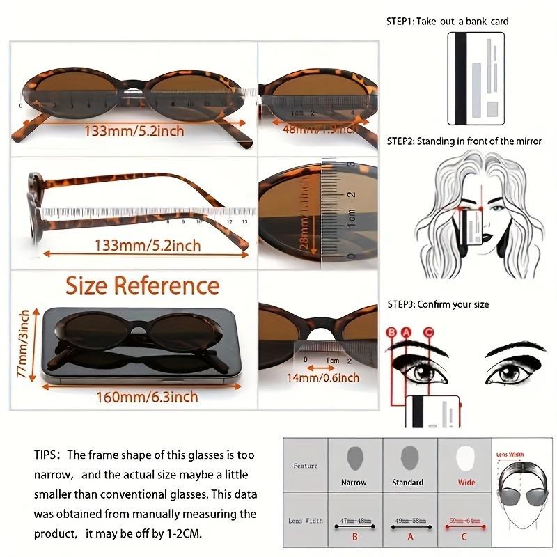 2 пары женских овальных плоских очков в панк-стиле, легкие, прочные, модные, женские, прочная конструкция, для модных энтузиастов