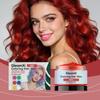 Red Temporary Hair Gel for Daily Styling Gentle Formula Natural Look Quick Color Change for Party and Everyday Use
