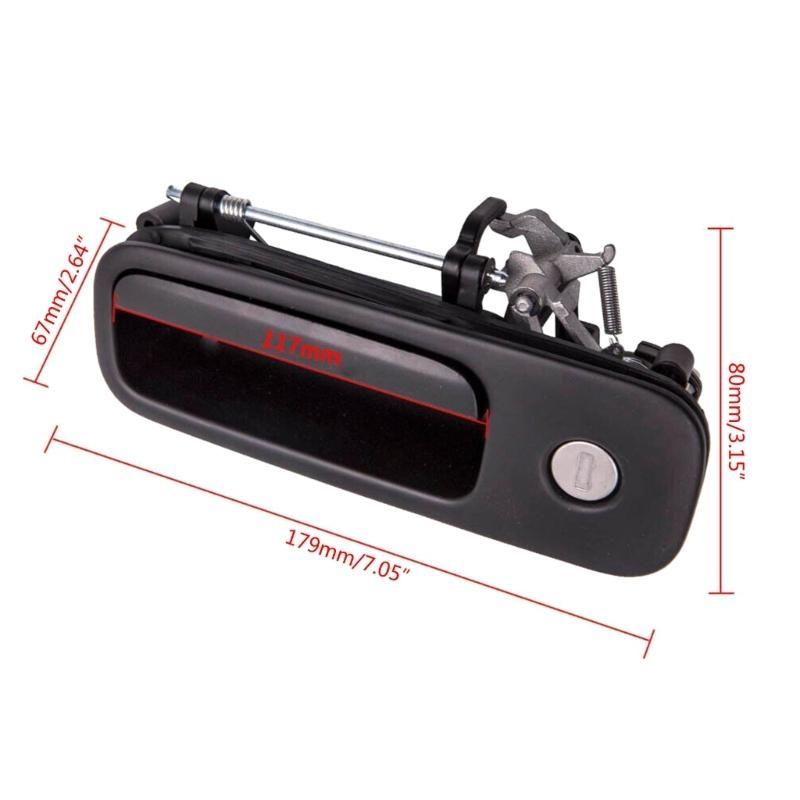 X7JF Стильная задняя внешняя ручка двери багажника Наружная ручка для открывания багажника Эргономичный дизайн Совместима для Golf 4 1J6827565B