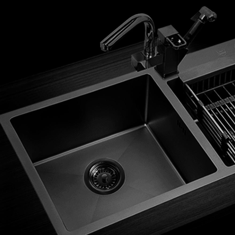 Overflow Sink Strainer As Shown Sink Strainer 304 Stainless Steel Material Adjustable Overflow Pipe Anti-Clog Design