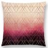 Новые Экзотические Принты Великолепный Геометрический Узор красивый Элегантные Полосы Милая Текстура Наволочка для Домашней Подушки Чехол для Диванной Подушки