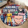 Onepunch Man Round Area Rug Carpet Rug For Living Room Bedroom Sofa Playroom Decor Nonslip Floor Mat