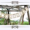 Jute Burlap Bunting Rustic Just Married Mr Mrs Wedding Banner Garland Party Flags Candy Bar Decoration Event Supplies