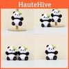 Cute Head Flower Red Panda Keychain Cartoon Girl Backpack Pendant Decorative