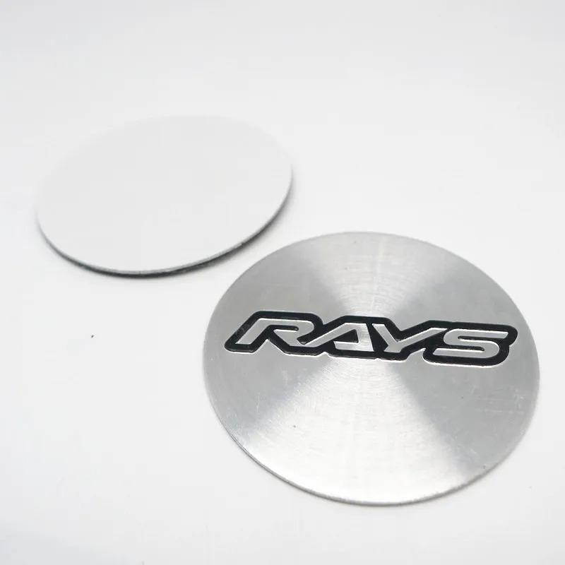 4 шт. 45 мм 50 мм Колпачки ступицы колес Rays Volk Racing Наклейка Диски автомобиля Колпак значка Эмблема