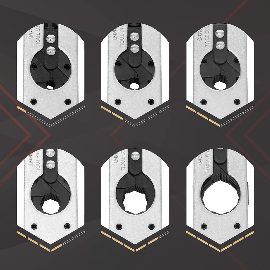 Развальцовочное устройство для кондиционирования воздуха 3/16 дюйма - 3/4 дюйма (4-19мм) Разрезанная медная труба Универсальный инструмент для развальцовки тормозных трубок Устройство для развальцовки тормозных трубок