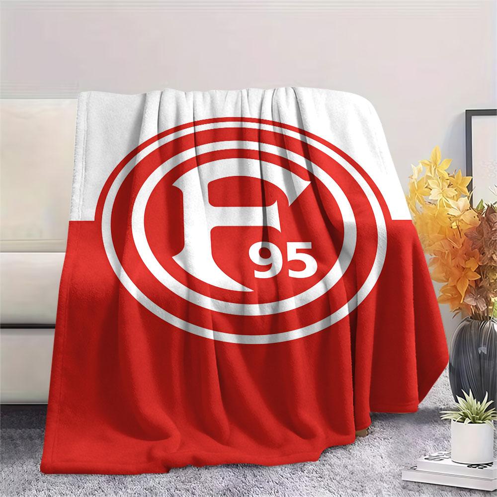 Fortuna Düsseldorf logo FlAannel Blanket, High quality Comfortable for All Seasons, Home Decor, Warmth and Comfort