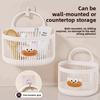Многофункциональная маленькая подвесная корзина для ванной комнаты и туалета, Корзина для хранения отходов и лицевых полотенец, Настенная подвесная корзина для прикроватной зоны
