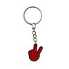 Creative Sports Keychain: Soft PVC Rubber Keyring for Football, Basketball, Volleyball, Rugby Bag Pendant