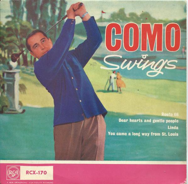 7-дюймовая пластинка PERRY COMO Como Swings RCX170 RCA 1959 Великобритания Джаз Б/у
