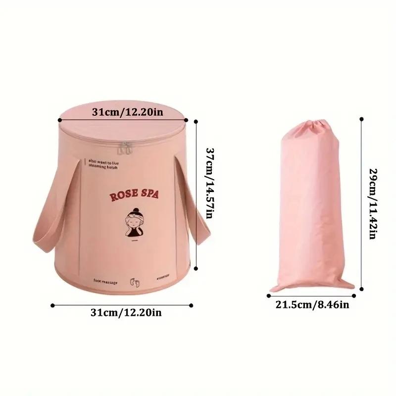 Складная ванна для ног Nordic, ведро большой вместимости для дома, гостиной, массажа, спа, паровой ванны для ног, принадлежности для ванной комнаты