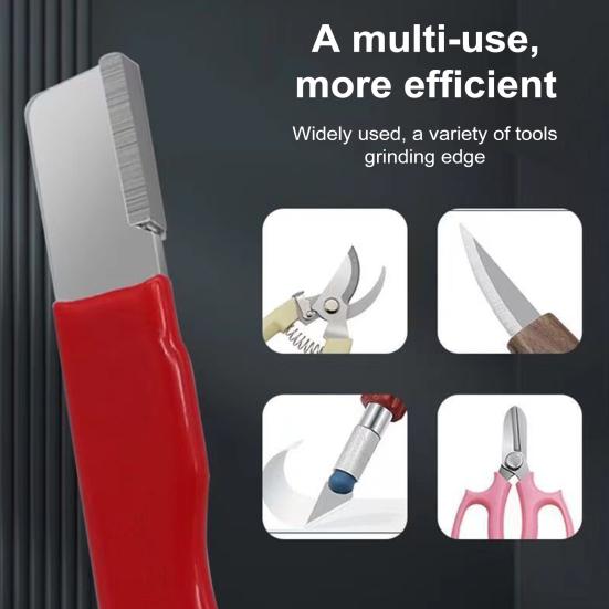 1/5Pcs Cutter Sharpener Portable Tungsten Steel Cutter Sharpener Handheld Pocket Size Multi-Tool