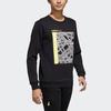 adidas Neo Faves Толстовка Мужская Топы Черный FP7856