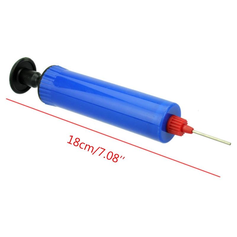 Mini Inflator Plastic Football Soccer Inflatable Ball Hand Air Pump Soccer Basketball Inflator Needle Soccer Balls Pump