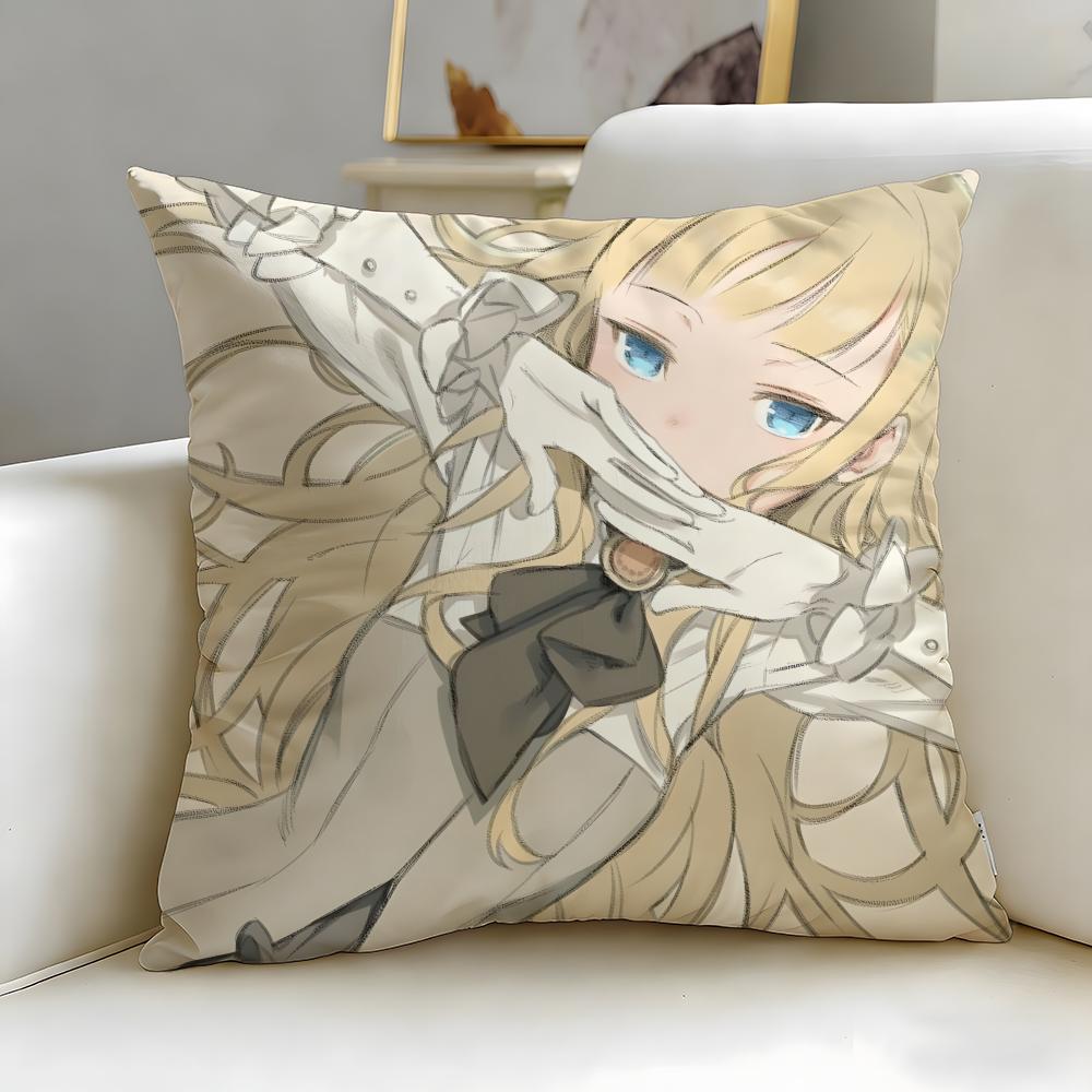 spy anime Princess Principal Cushion Cover Soft EasyWash Pillow Case Versatile for Couch Bed Travel and Office