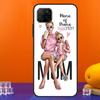 Черные Каштановые Волосы Малыш Мама Королева Для Huawei Nova Y90 Y91 Y60 Y70 Y72 Y61 9 10 SE 12i 12s 11i 5T P60 Pro P20 P30 P40 Lite Чехол