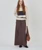 THE-ABON Rope Banding Skirt Black